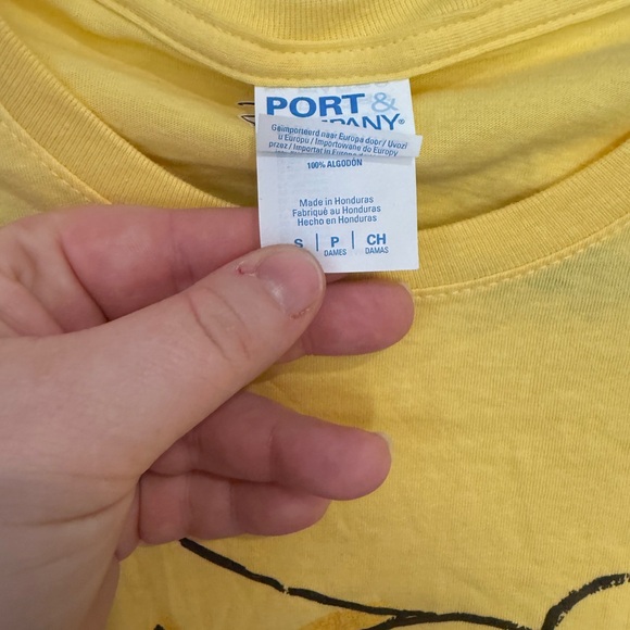 Disney Yellow Winnie the Pooh Short Sleeve Tee - Picture 2 of 4